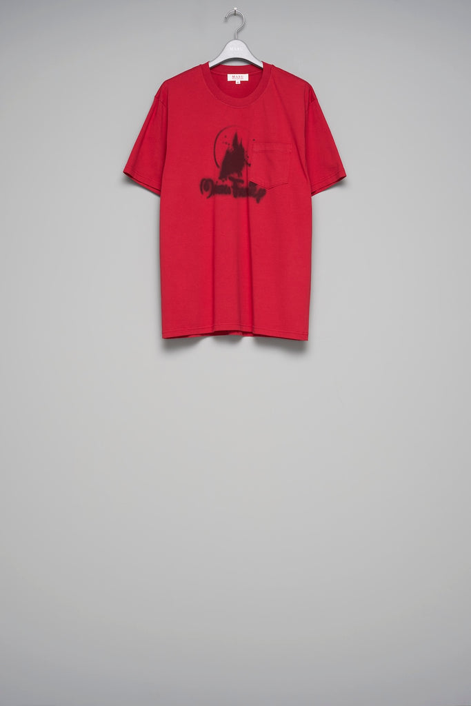 CASTLE POCKET T-SHIRT - RED / M26U6CS005-MASU Official Online Store