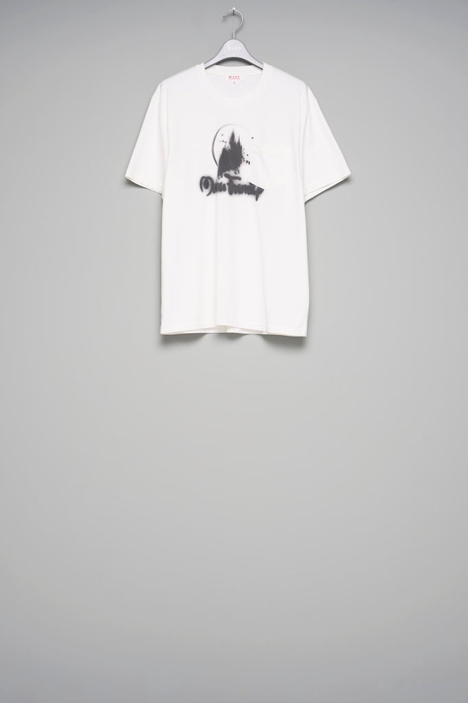 CASTLE POCKET T-SHIRT - WHITE / M26U6CS005-MASU Official Online Store