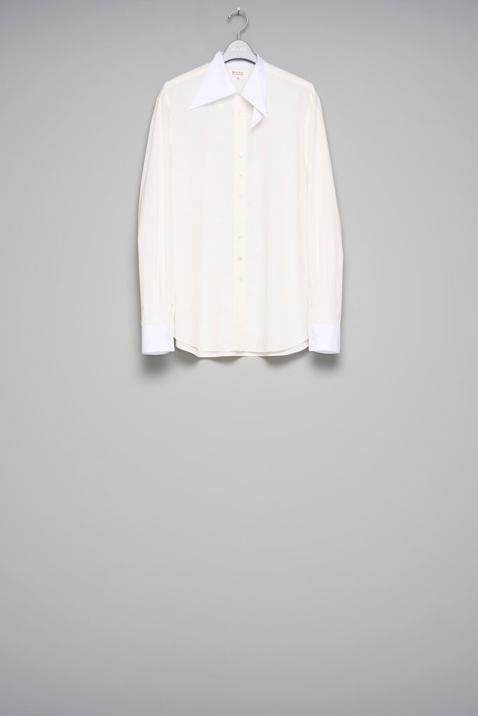 CRAZY COLLAR DRESS SHIRT - ECRU / M26U6SL003-MASU Official Online Store