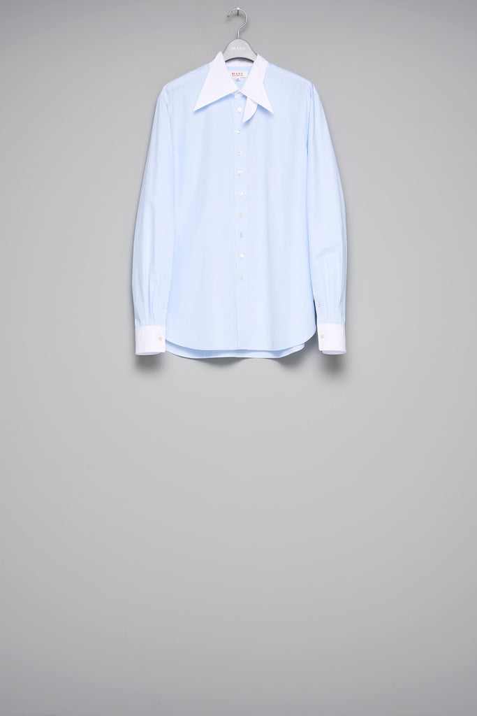 CRAZY COLLAR DRESS SHIRT - SAX / M26U6SL003-MASU Official Online Store