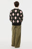 DIAMOND SCRAPED CARDIGAN - PEACH / M26H9KN003-MASU Official Online Store
