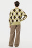 DIAMOND SCRAPED CARDIGAN - PISTACHIO / M26H9KN003-MASU Official Online Store