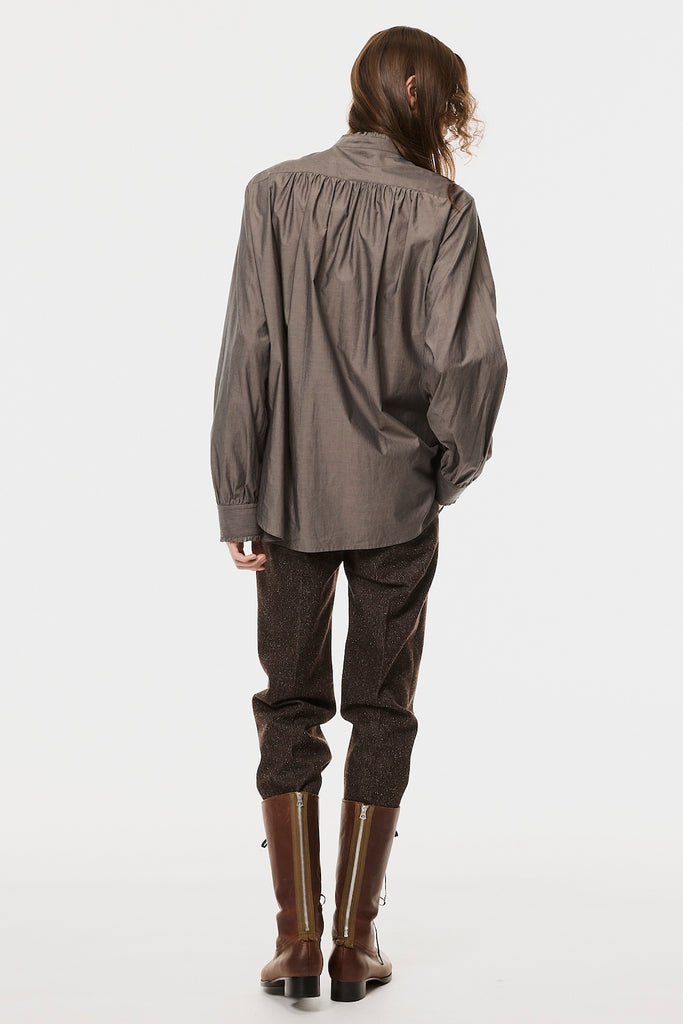 FLOWER ANGEL PRINCE DRESS SHIRT - CHARCOAL / M26H9SL001-MASU Official Online Store