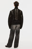 IVY HOLE LEATHER FLIGHT JACKET - BLACK / M26H9BL005-MASU Official Online Store