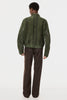 IVY HOLE LEATHER FLIGHT JACKET - MOSS GREEN / M26H9BL005-MASU Official Online Store