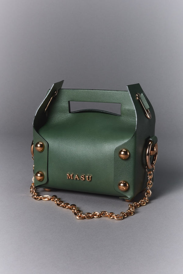 LEATHER CAKE BAG - MOSS GREEN / M26U6OJ008-MASU Official Online Store