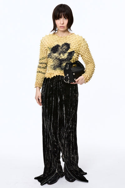 LONG ZIP EASY PANTS - BLACK / M25F9PL003-MASU Official Online Store