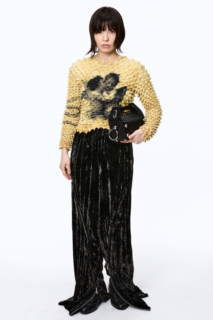 LONG ZIP EASY PANTS - BLACK / M25F9PL003-MASU Official Online Store