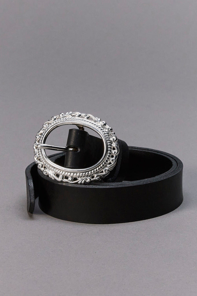 LOST CAMEO LEATHER BELT - BLACK / M26H9OJ005-MASU Official Online Store