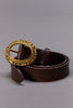 LOST CAMEO LEATHER BELT - BROWN / M26H9OJ005-MASU Official Online Store