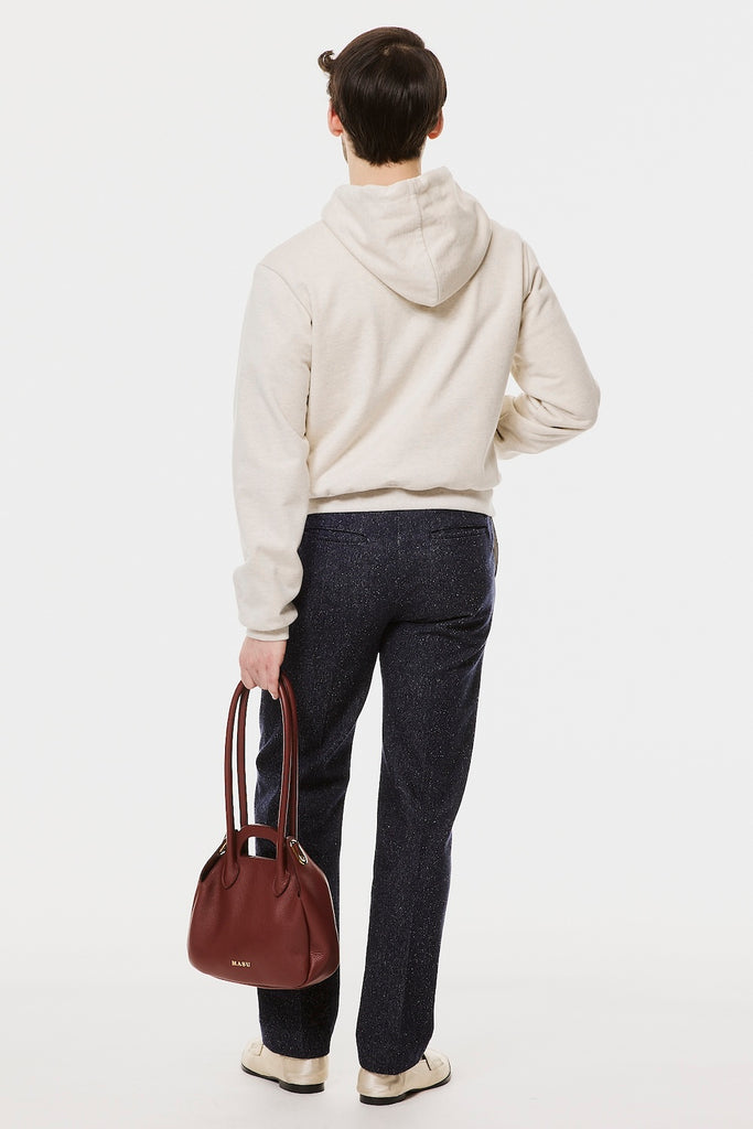 MB FLOWER ZIP-UP HOODIE - OATMEAL / B26H9CS003-MASU Official Online Store