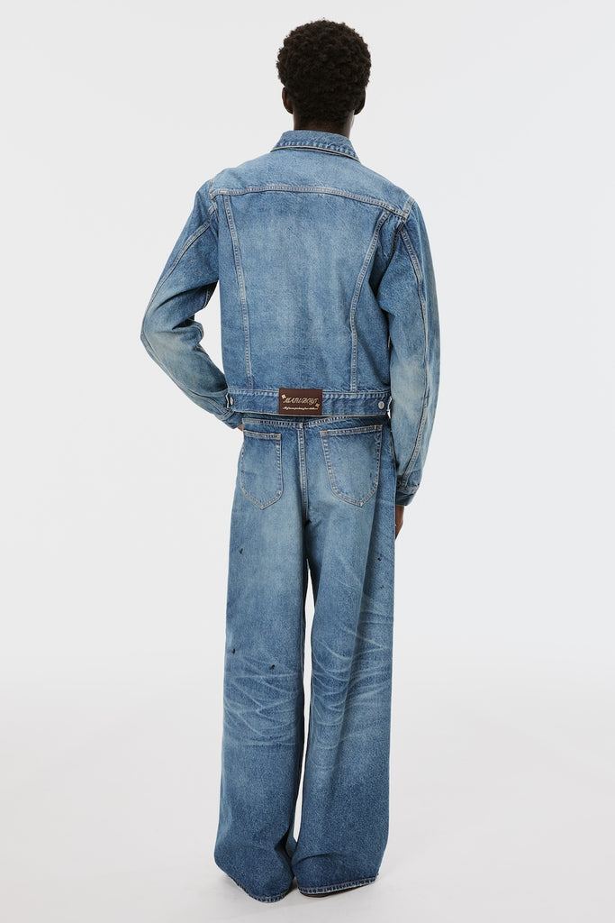 MB ZIP-UP DENIM JAKCET VINTAGE - INDIGO / B26U6BL002-MASU Official Online Store