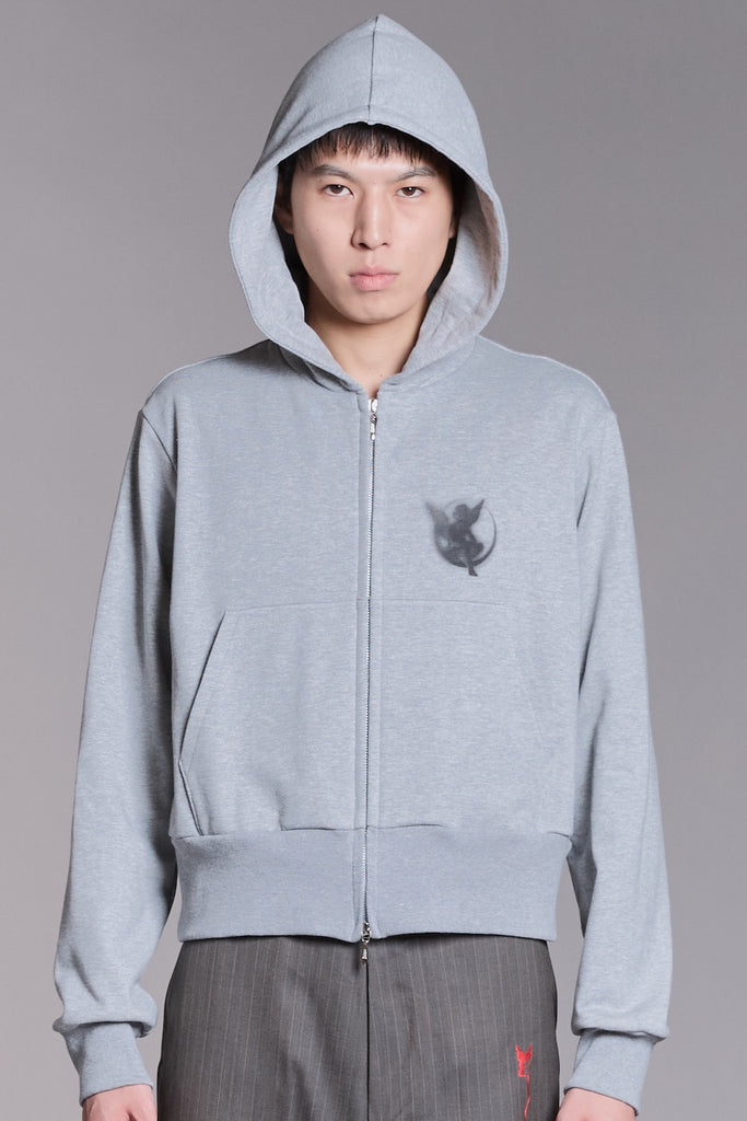 MB ZIP-UP HOODIE - GRAY / B26U6CS001-MASU Official Online Store