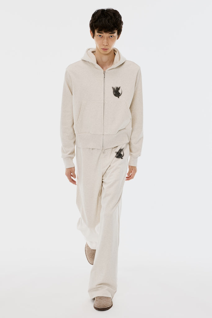 MB ZIP-UP HOODIE - OATMEAL / B26U6CS001-MASU Official Online Store