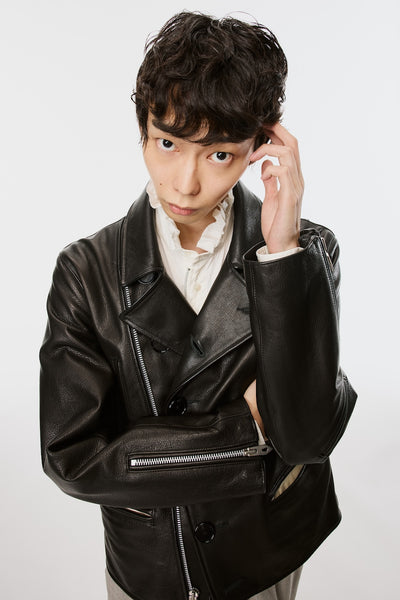 MOTORCYCLE LEATHER JACKET - BLACK / M26U6BL001-MASU Official Online Store