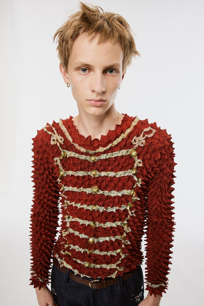 Napoleon Spiky Tops - Red - MASU– MASU Official Online Store