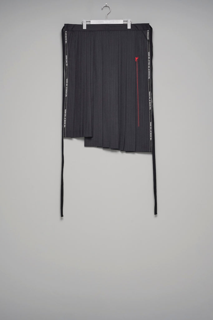 PLEATED APRON - BLACK / M26U6OJ016-MASU Official Online Store