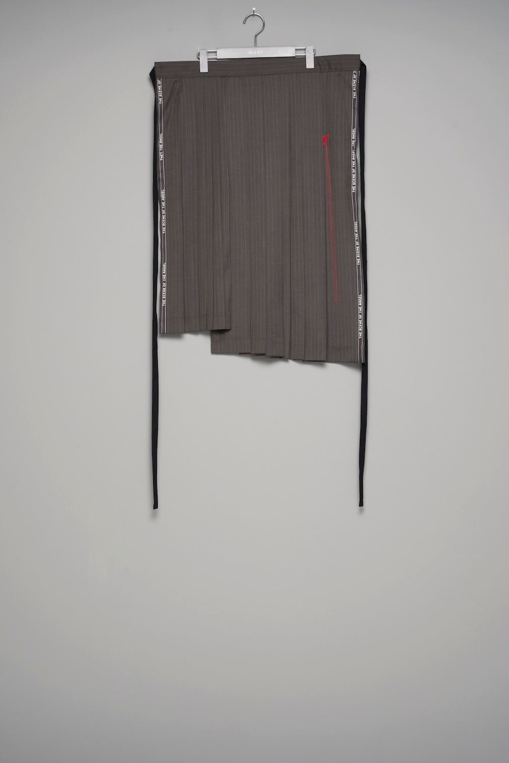 Pleated Apron - Stone Gray - MASU– MASU Official Online Store
