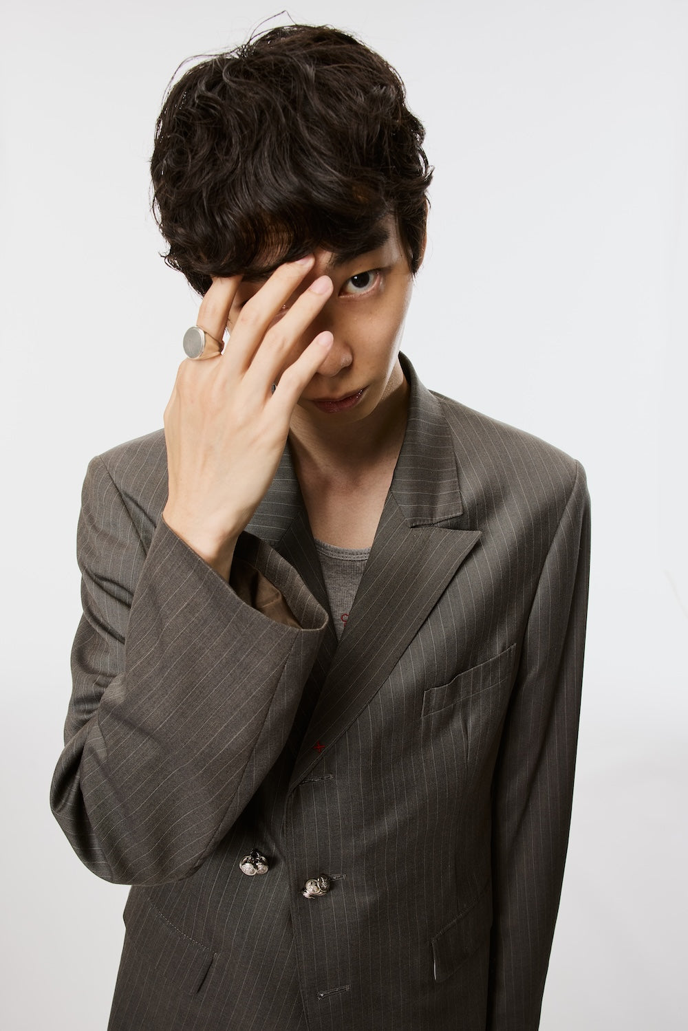 ジャケット・アウター MASU RED BAR TACK TAILORED JACKET Red Bar Tack Tailored Jacket - Stone Gray - MASU– MASU Official