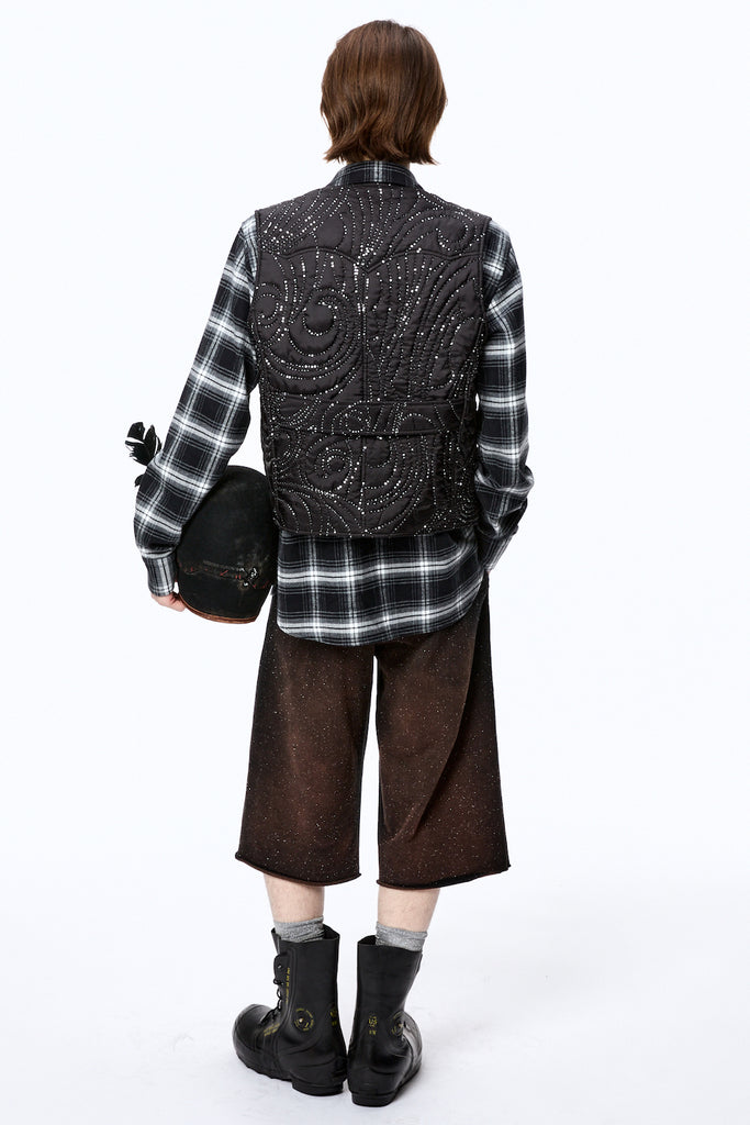 RODEO ZIP-UP PLAID SHIRT - BLACK / M25F9SL005-MASU Official Online Store