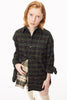 SHAGGY PLAID SHIRT - GREEN / M25F9SL006-MASU Official Online Store