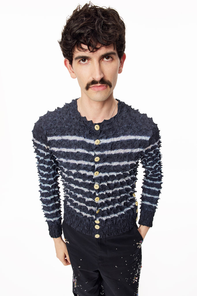 Spiky Pablo Cardigan - Navy - MASU– MASU Official Online Store