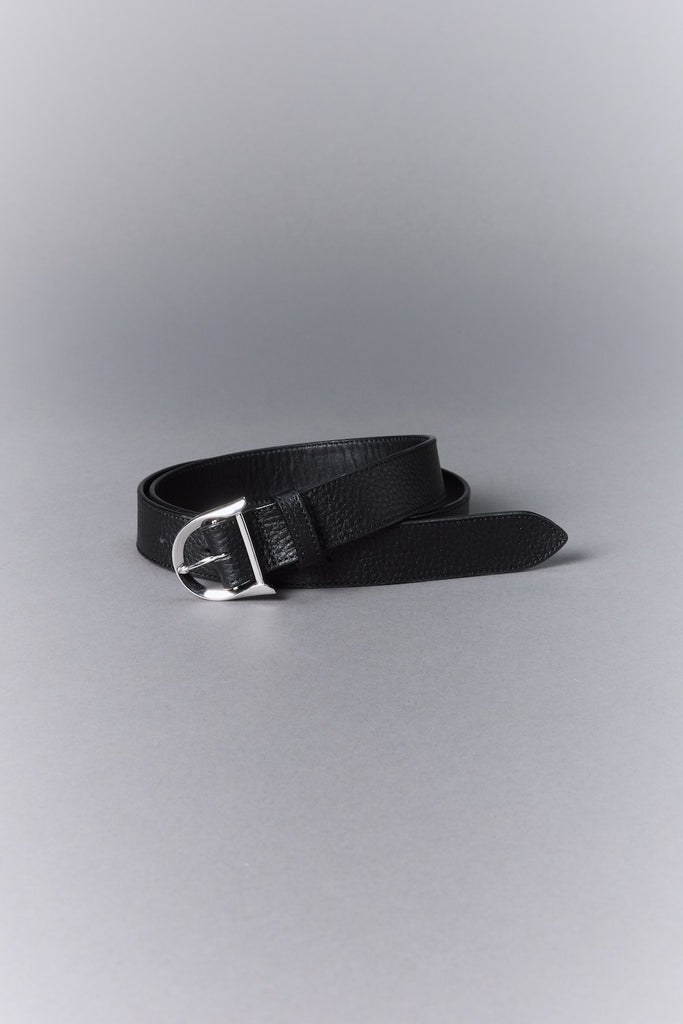ARROW BUCKLE LEATHER BELT - BLACK / M26U6OJ014-MASU Official Online Store