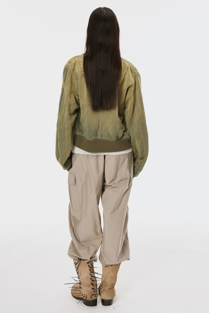BALLOON EASY PANTS - SAND OLIVE / M26U6PL003-MASU Official Online Store