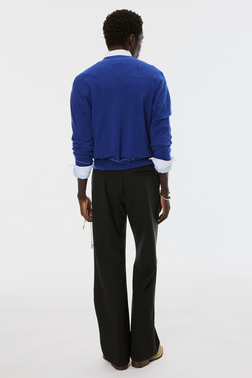 Canvas Flare Trousers - Black Ebony - MASU– MASU Official Online Store