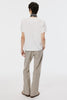 CANVAS FLARE TROUSERS - WHITE BIRCH / M26U6PL004-MASU Official Online Store