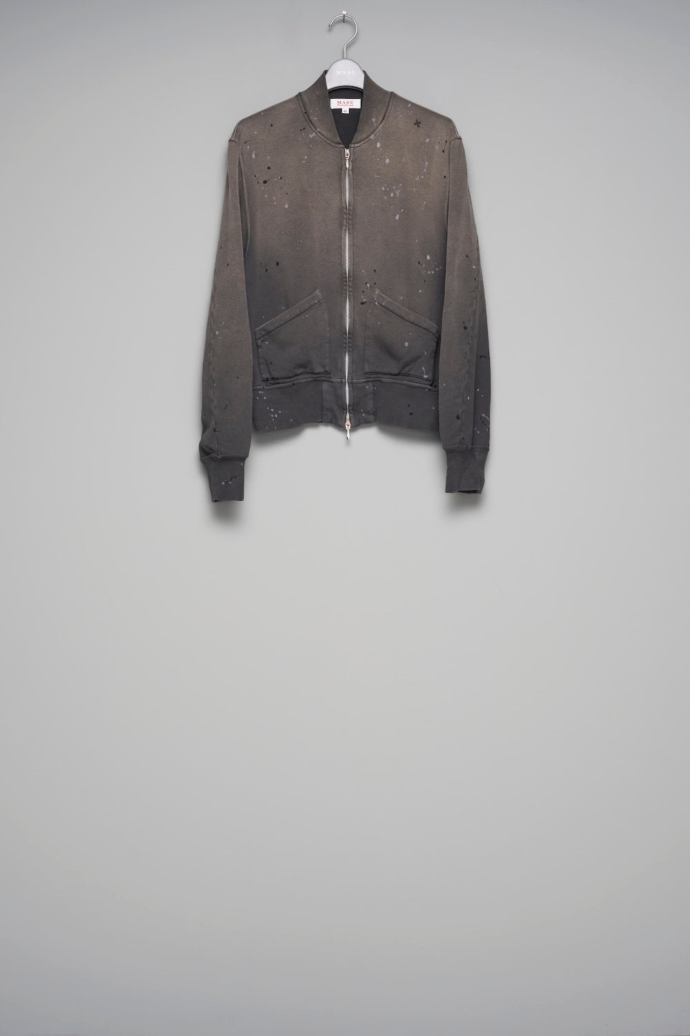 ジャケット・アウター MASU CLOVER SPLATTER SWEAT BLOUSON / BLK Clover Splatter Sweat Blouson - Black - MASU– MASU Official Online