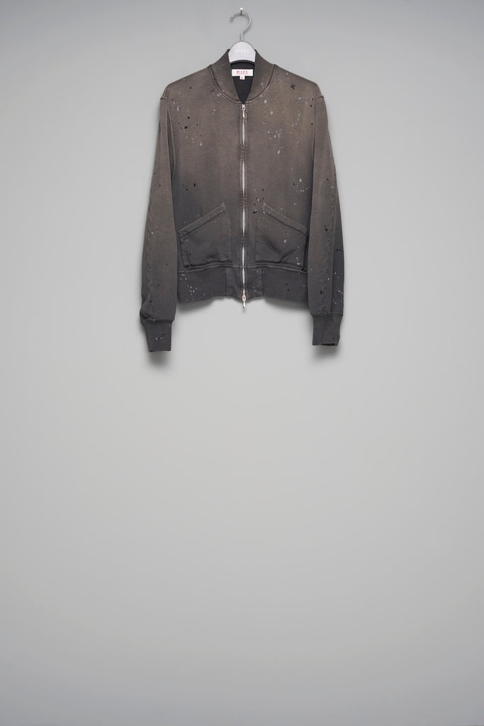 CLOVER SPLATTER SWEAT BLOUSON - BLACK / M26U6CS002-MASU Official Online Store