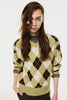 DIAMOND SCRAPED SWEATER - PISTACHIO / M26H9KN002-MASU Official Online Store
