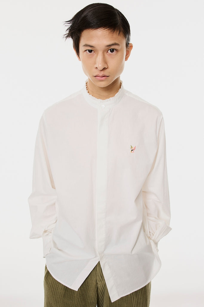 FLOWER ANGEL PRINCE DRESS SHIRT - WHITE / M26H9SL001-MASU Official Online Store