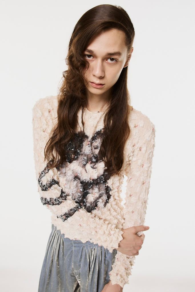 FLOWER ANGEL SPIKY TOPS - IVORY / M26H9CS010-MASU Official Online Store