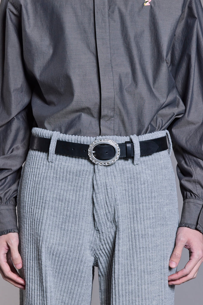 LOST CAMEO LEATHER BELT - BLACK / M26H9OJ005-MASU Official Online Store