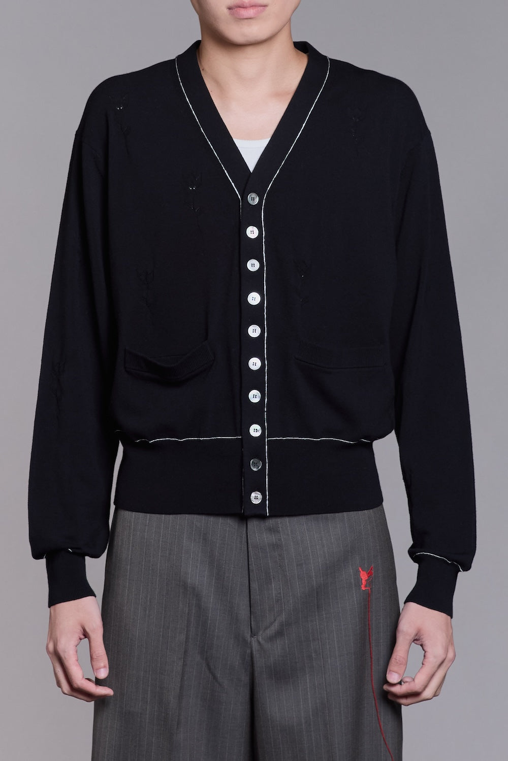 Mb 10 Buttons Cardigan - Black - MASUBOYS– MASU Official Online Store