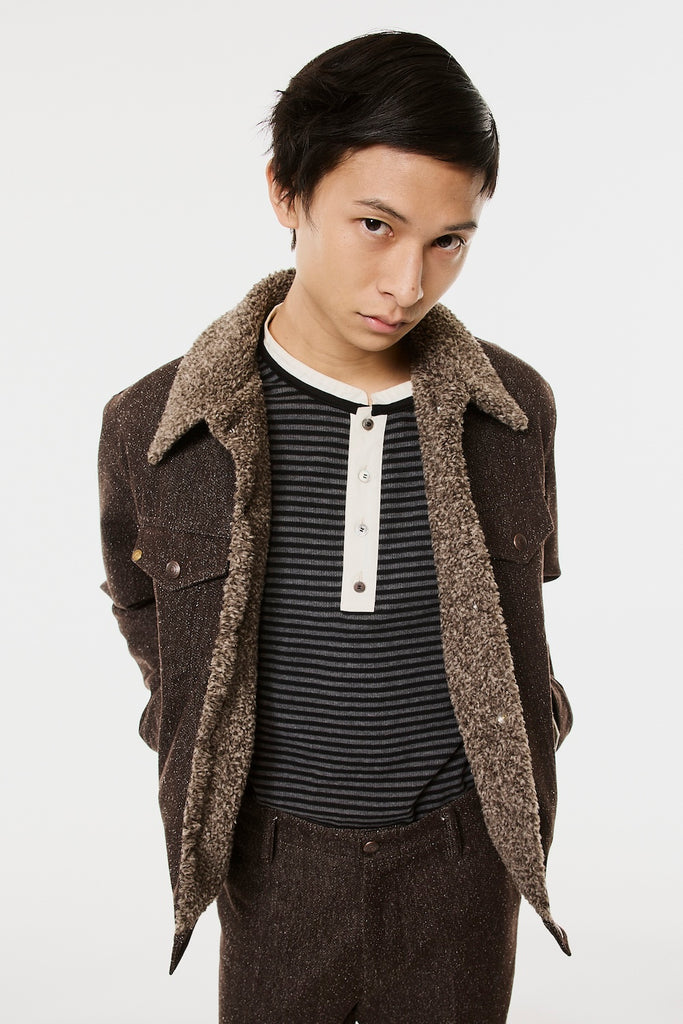 MB NEP BOA TRUCKER JACKET - BROWN / B26H9BL001-MASU Official Online Store