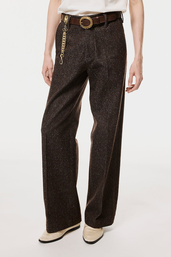 MB NEP WIDE TROUSERS - BROWN / B26H9PL006-MASU Official Online Store