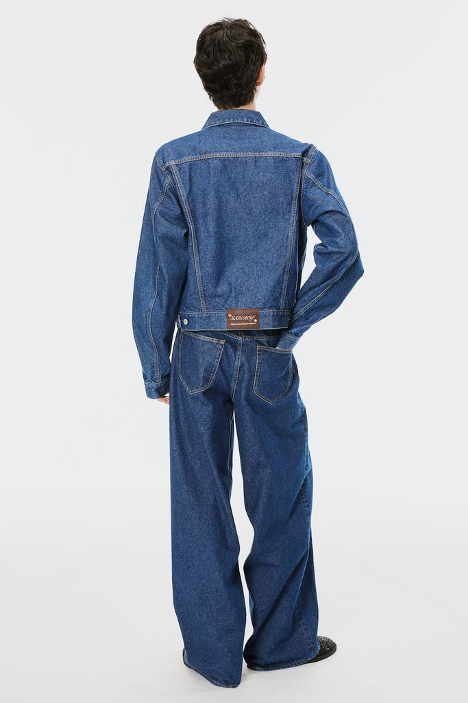 MB ZIP-UP DENIM JAKCET - INDIGO / B26U6BL001-MASU Official Online Store