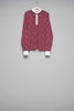 OPPOSITE STRIPE PULLOVER SHIRT - WINE RED / M26U6CS009-MASU Official Online Store