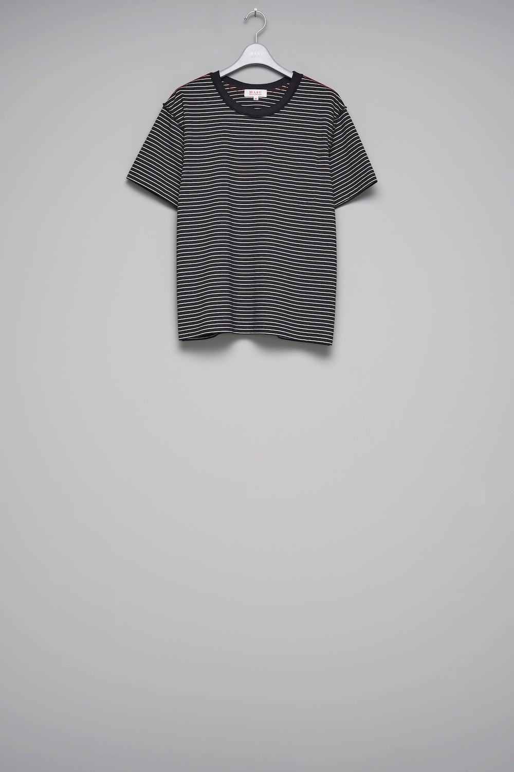 トップス MASU OPPOSITE STRIPE T-SHIRT BLACK Opposite Stripe T-Shirt - Black - MASU– MASU Official Online Store