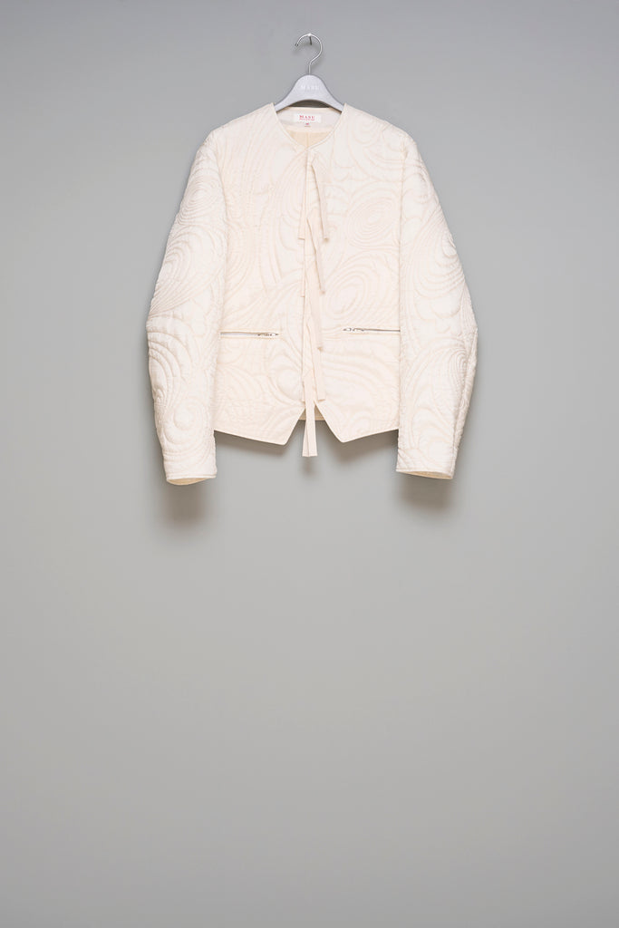 PLANET PADDED JACKET - WHITE / M25F9BL008-MASU Official Online Store