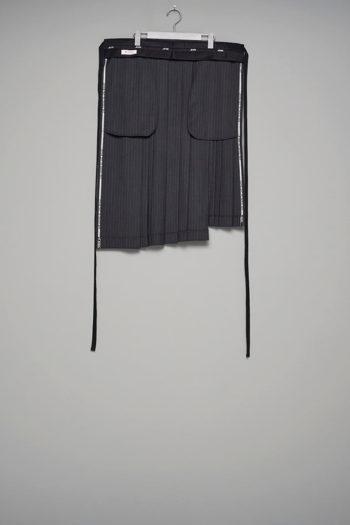 PLEATED APRON - BLACK / M26U6OJ016-MASU Official Online Store