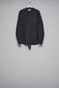 SHAGGY STRIPE BOW TIE SHIRT - BLACK / M26U6SL002-MASU Official Online Store