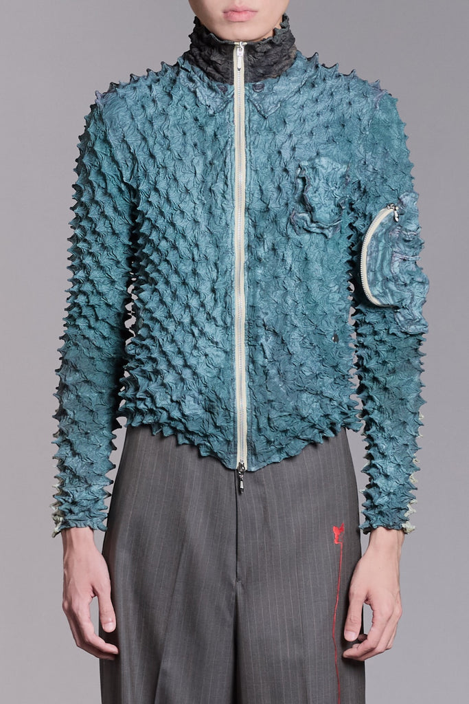 SPIKY FLIGHT JACKET - SMOKE GREEN / M26U6BL002-MASU Official Online Store