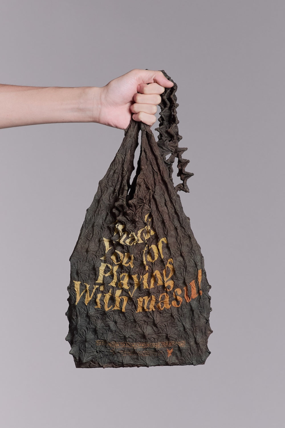 Spiky Shopping Bag - Brown - MASU– MASU Official Online Store