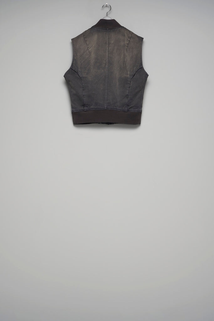 VICTORIAN BOMBER VEST - ASH GRAY / M26U6VT001-MASU Official Online Store