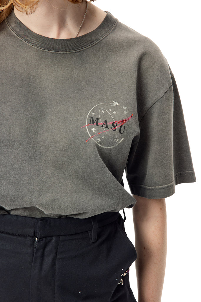 WASTED EXPLORER CREW T-SHIRT - BLACK / M25F9CS010-MASU Official Online Store