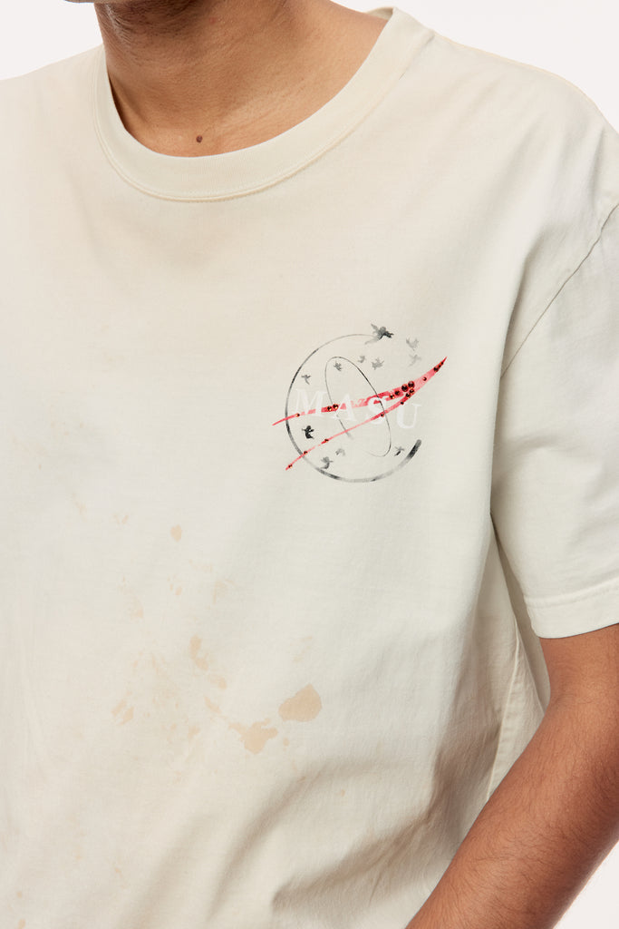 WASTED EXPLORER CREW T-SHIRT - WHITE / M25F9CS010-MASU Official Online Store